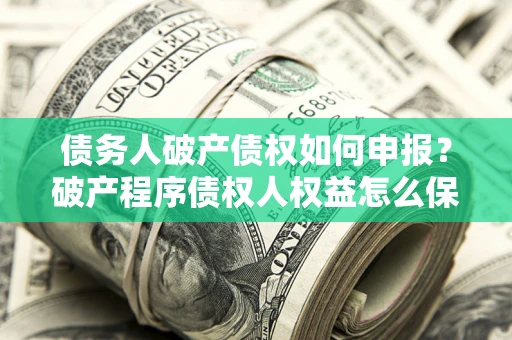 济南债务人破产债权如何申报？破产程序债权人权益怎么保障？