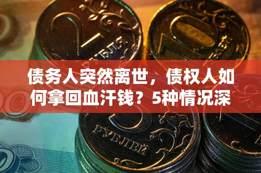 济南债务人突然离世，债权人如何拿回血汗钱？5种情况深度解析