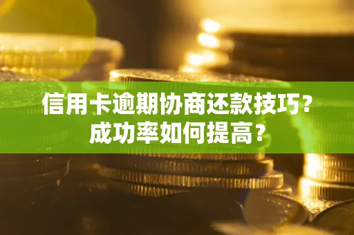 济南信用卡逾期协商还款技巧？成功率如何提高？