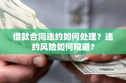 济南借款合同违约如何处理？违约风险如何规避？