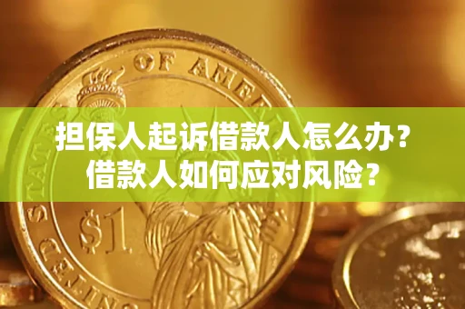 济南担保人起诉借款人怎么办？借款人如何应对风险？