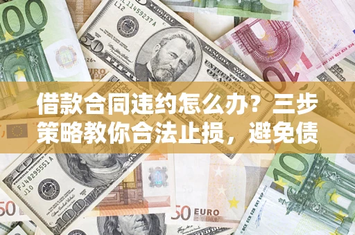 济南借款合同违约怎么办？三步策略教你合法止损，避免债务危机升级